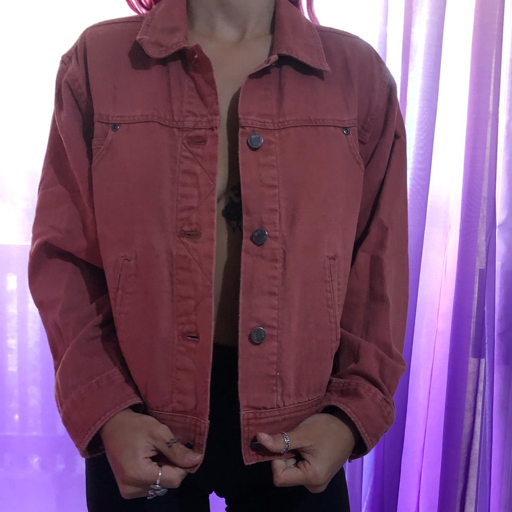 Salmon Denim Jacket